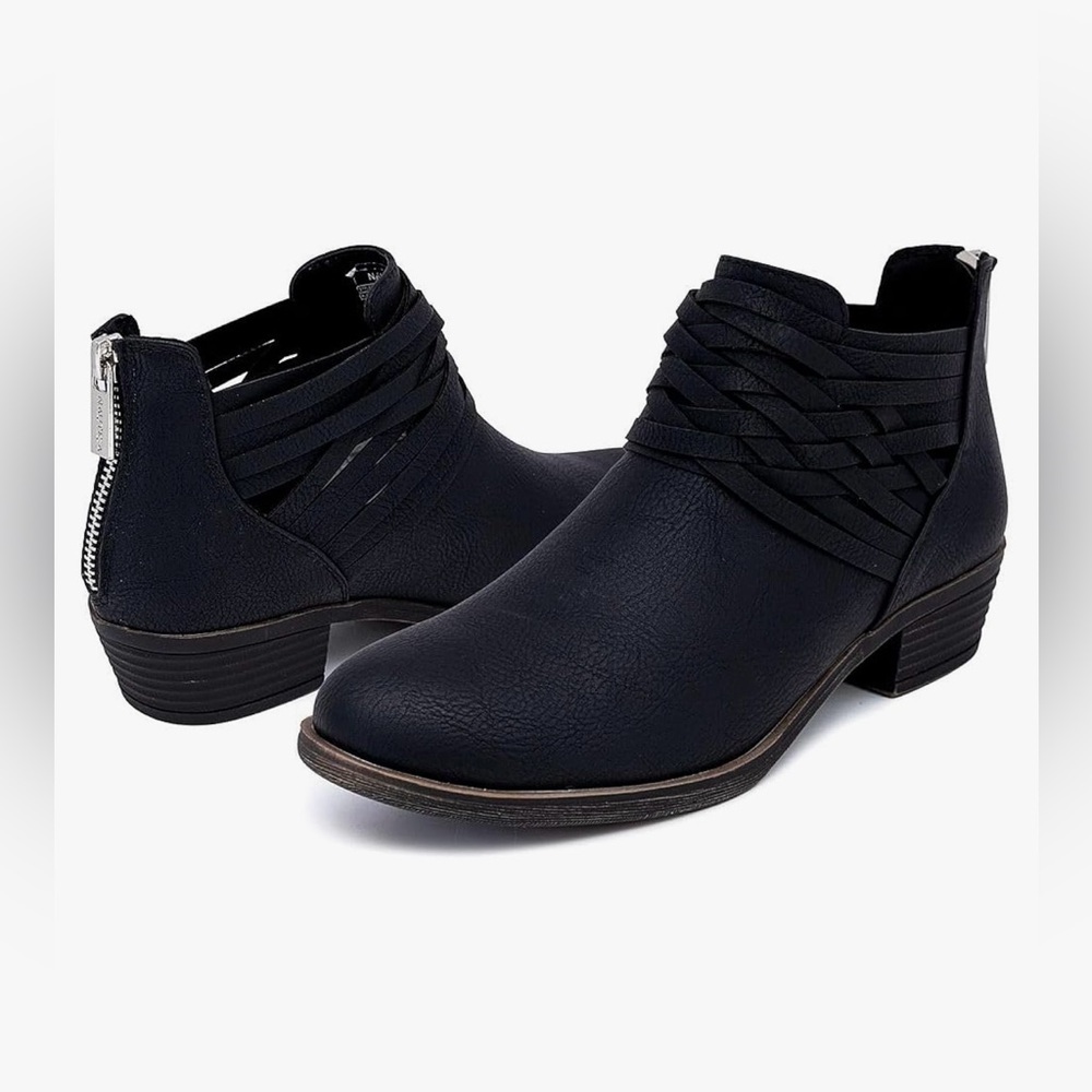 Nautica Alara Braid Bootie - 6.5 - Black - New in box